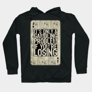 Texas Holdem Poker Player Casino Pot Gambling Playing Cards Hoodie